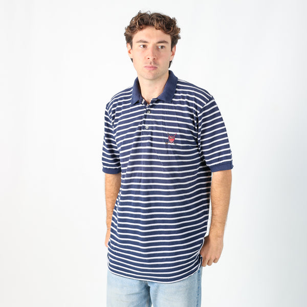 Blue 90s Polo Ralph Lauren T-Shirt (XL)